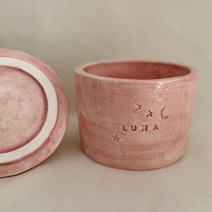 Glazed Ceramic Dog Urn