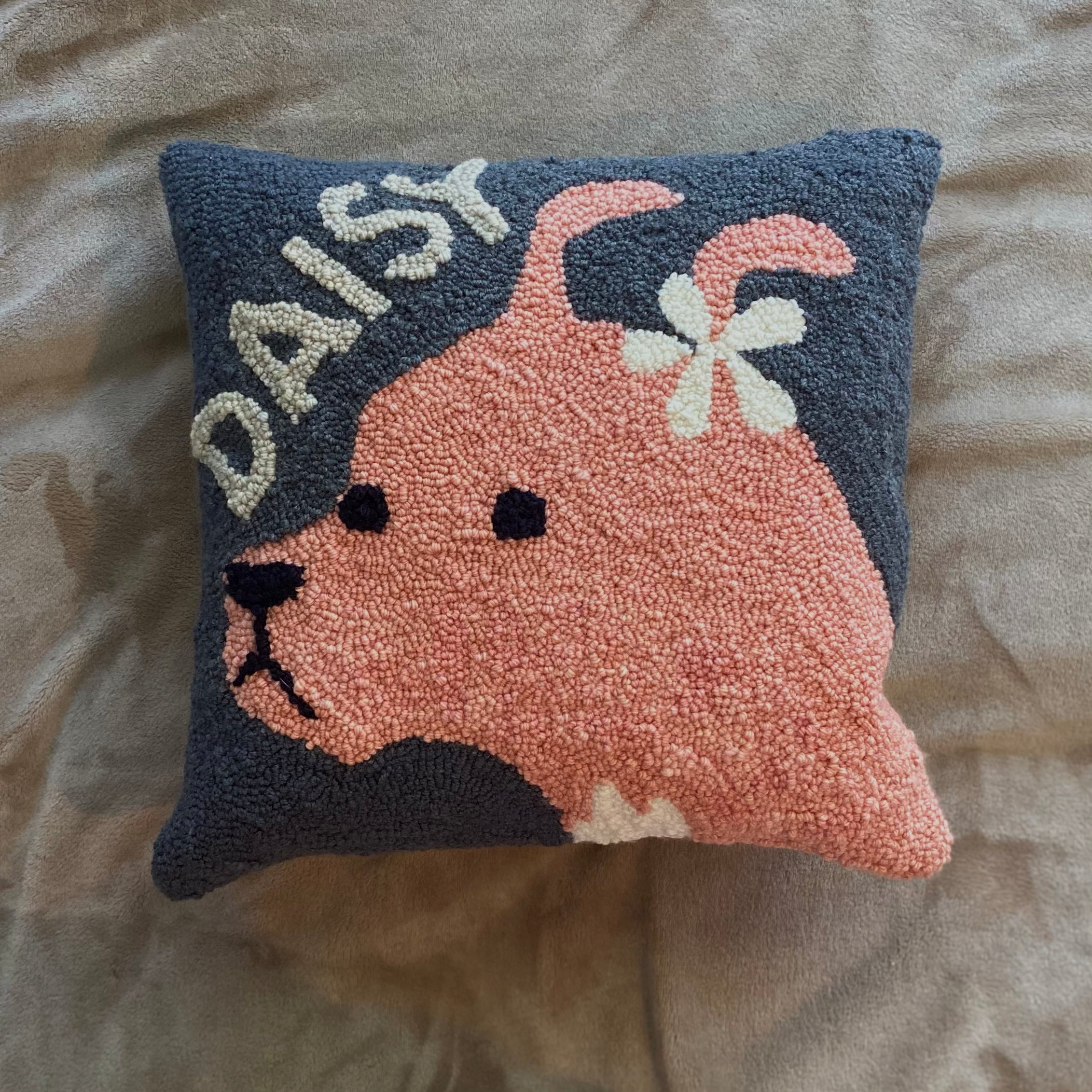 Punch Needle Pillow