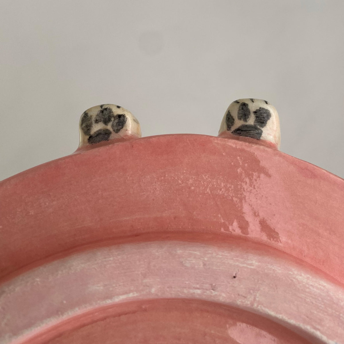 Glazed Ceramic Dog Urn