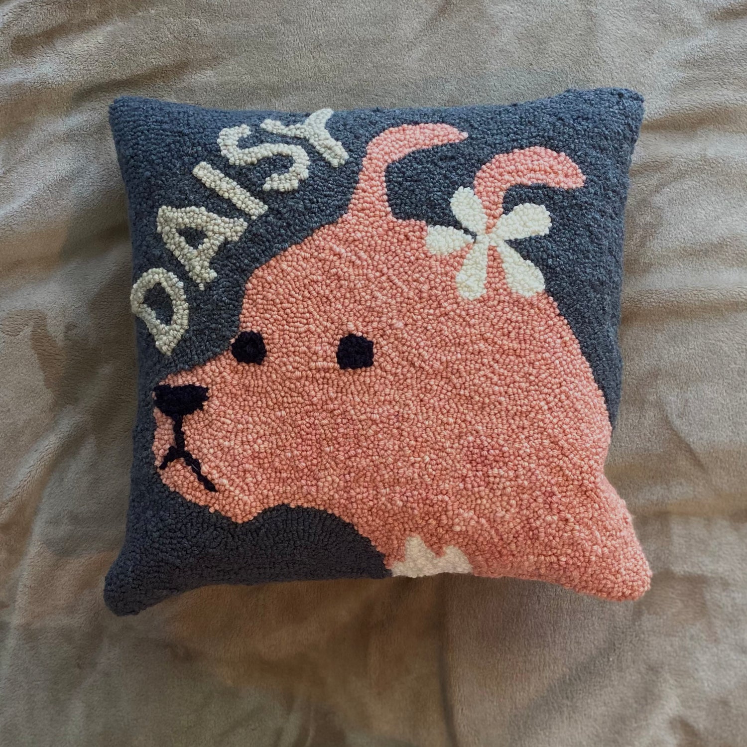 Punch Needle Pillow